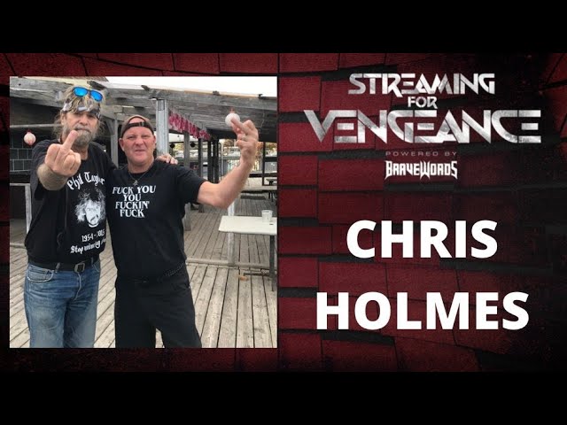 W.A.S.P. guitar legend Chris Holmes Talks to BraveWords Streaming For Vengeance